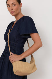 Vivi Woven Crossbody Bag (Natural)
