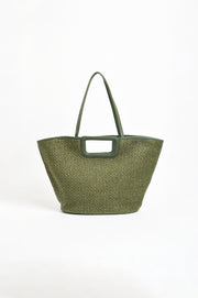 Chunky Weave Tote Bag (Khaki)
