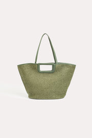 Chunky Weave Tote Bag (Khaki)