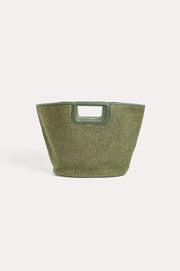 Chunky Weave Tote Bag (Khaki)