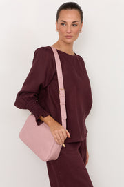 Charli Croc Camera Bag (Pink)