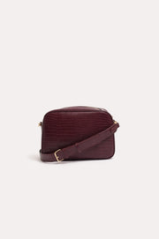 Charli Croc Camera Bag (Plum)