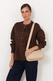 Valeria Cross Body Bag (Stone)