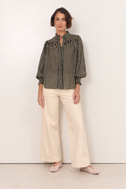 Adele Wide Leg Jean (Stone)