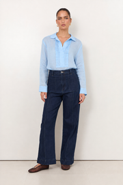 Yuri Ramie Shirt (Blue)