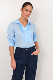 Yuri Ramie Shirt (Blue)