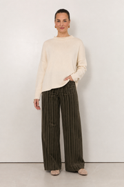 Lucy Corduroy Stripe Pant (Khaki)