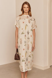 Chicago Ramie Maxi Dress (Print)