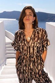 Willow Zebra Print Top (Zebra)