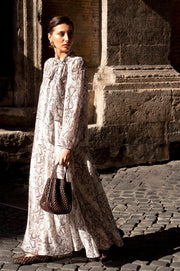 Penelope Snake Print Maxi Dress (Print)