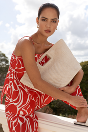 Chunky Weave Tote Bag (Cream)