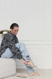 Lilian Embroidered Shirt (Print)